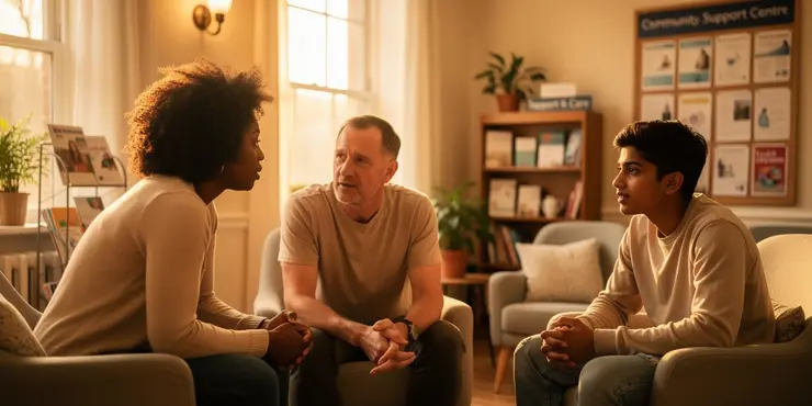 How does terminal illness support for family address spiritual needs?