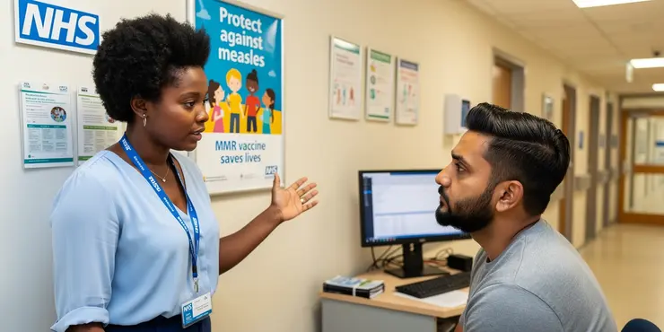 How is measles transmitted?