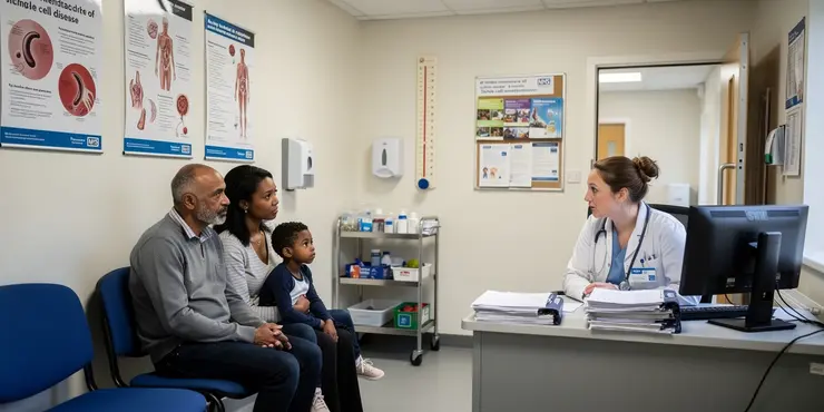 How is sickle cell disease inherited?