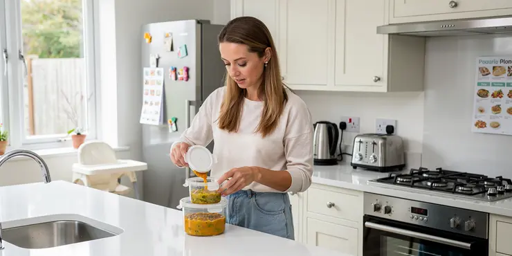 How long can homemade baby food be stored in the fridge?