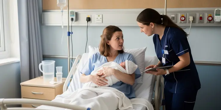 How long will I stay in hospital after a C-section?