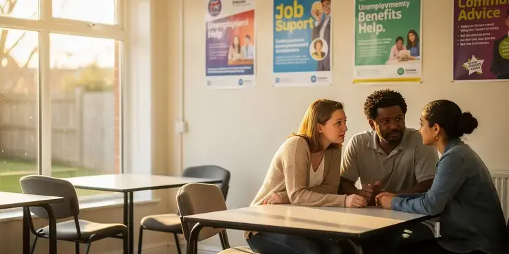 How much money can I get from benefits for losing your job in the UK?