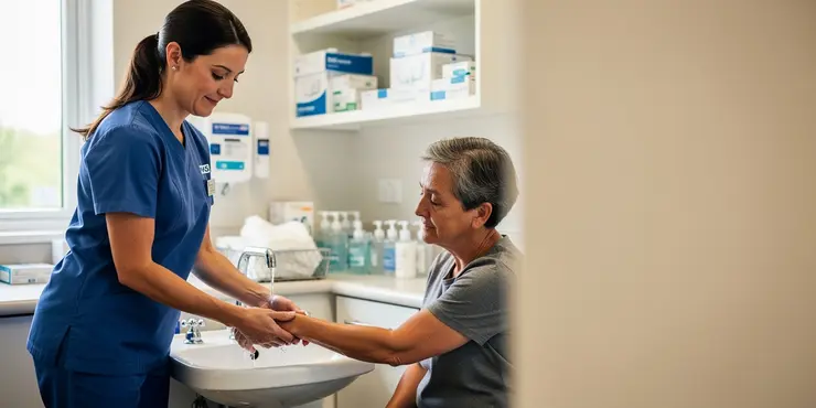 How to treat a scald burn