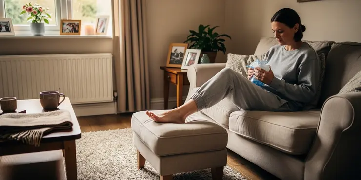 How to treat a sprained ankle