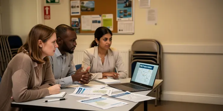 Is HS2 updates checking relevant for residents near the route in HS2 updates checking?