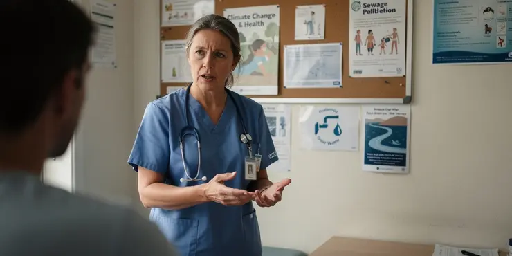 Is climate change affecting sewage pollution levels?