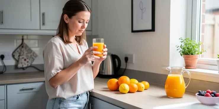Is orange juice acidic and can it affect teeth?