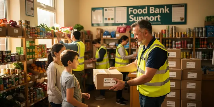 Is there a limit on how much food I can take from a food bank?