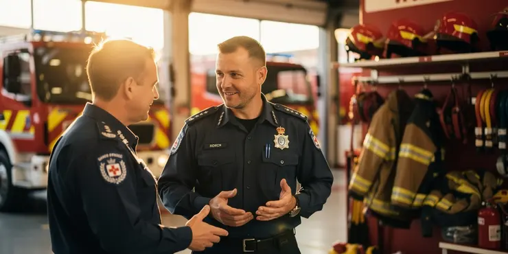 Is there a pension scheme for retained (part-time) firefighters in the UK?