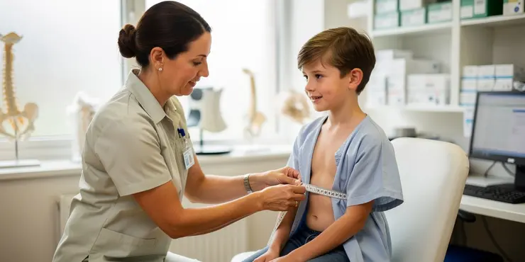 Making a spinal brace for a scoliotic patient at the RNOH