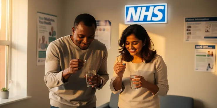 Problems swallowing pills: Lean forward technique | NHS