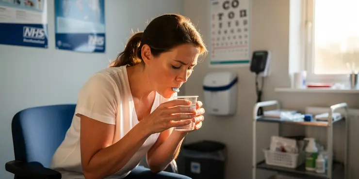 Problems swallowing pills: Lean forward technique | NHS