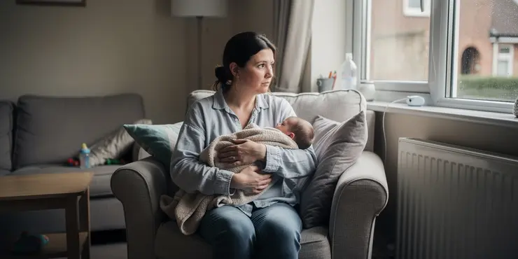 Should someone with postnatal depression seek professional help?