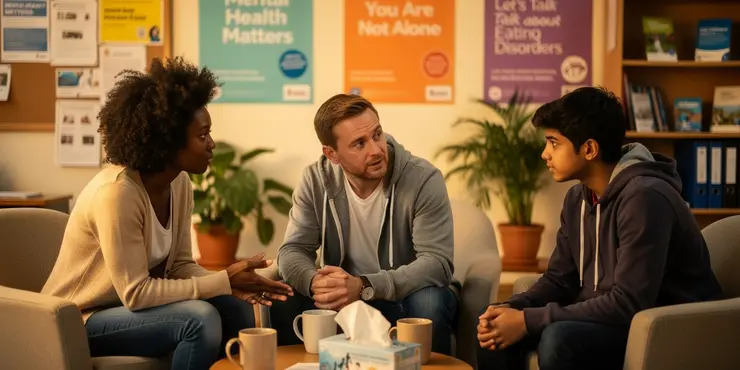 What are some common myths about eating disorders?