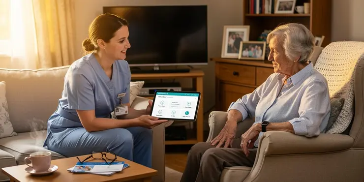 What are the advantages of virtual wards?