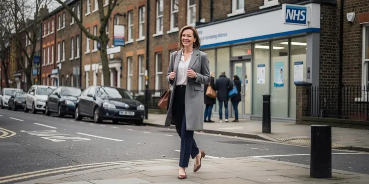 What are the health benefits of walking to work?