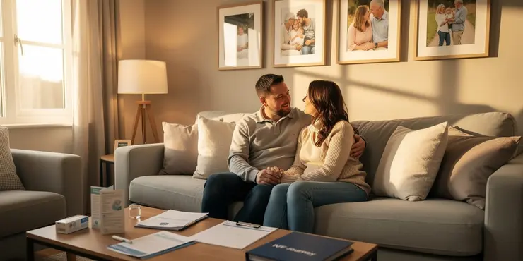 What are the main steps in an IVF cycle?