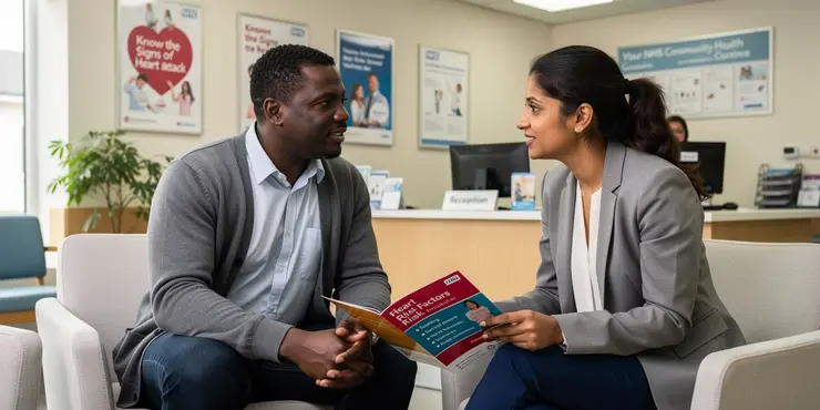 What are the risk factors for a heart attack?