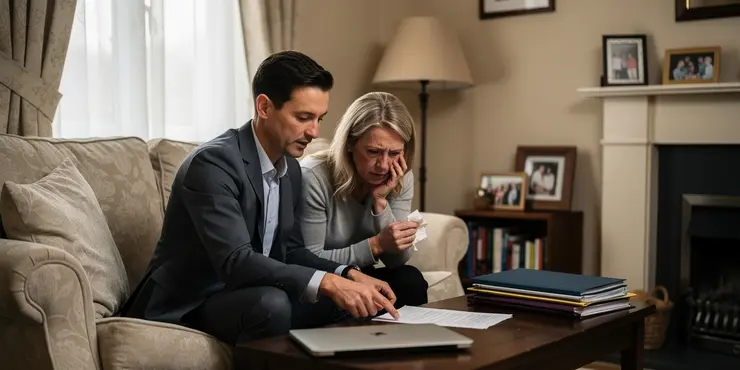 What are the steps to manage tax affairs after someone dies?