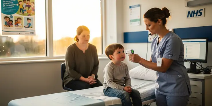 What are the symptoms of measles?