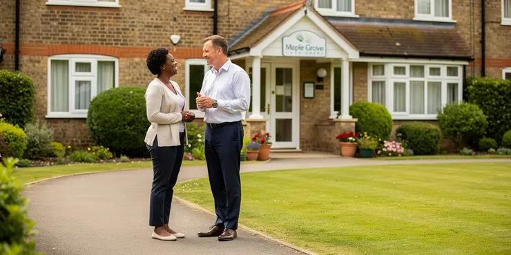 What are the visiting hours for care homes?