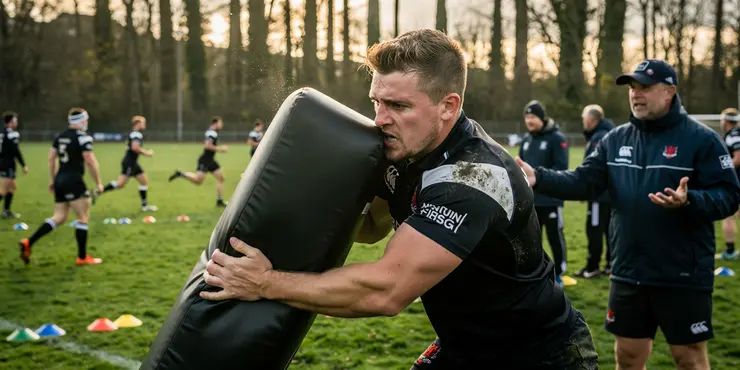 What causes concussions in rugby?