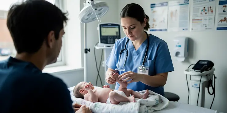 What causes jaundice in newborns?