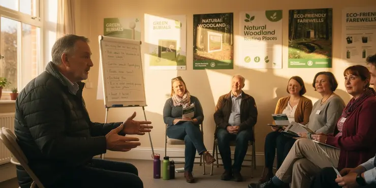 What environmental considerations are there for ground burials?