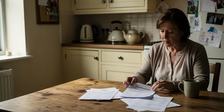 What financial support is available for funeral expenses?