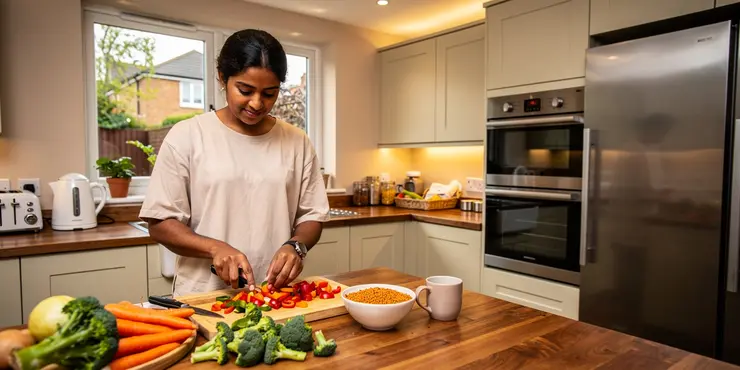 What foods help meet protein requirements for adults per day?