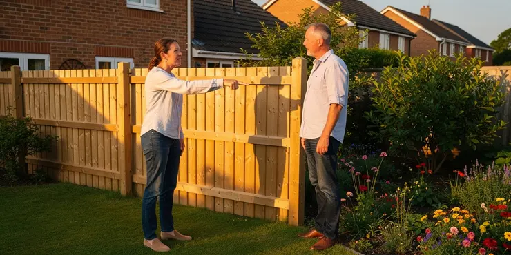 What happens if a neighbor builds a fence on my property?