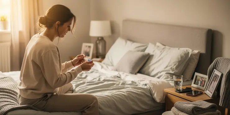 What if my pregnancy test is negative and I still think I'm pregnant?