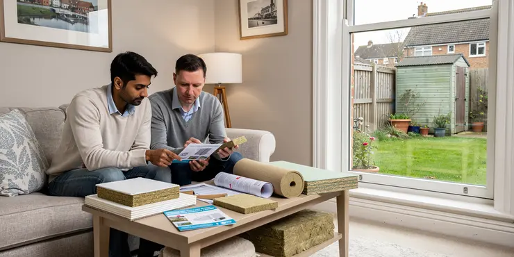 What insulation improvements help Air source heat pumps for homeowners perform better?