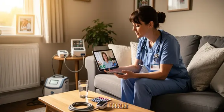 What is a virtual ward?