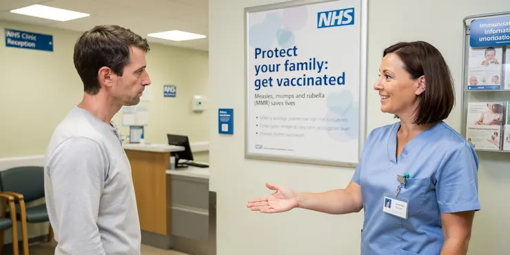 What is causing the rise in measles cases in the UK?