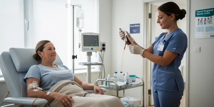 What is plasma, and why might it be transfused?