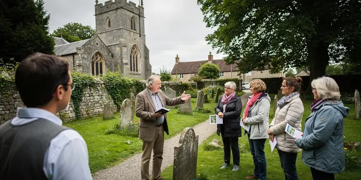 What is the difference between a cemetery and a churchyard?