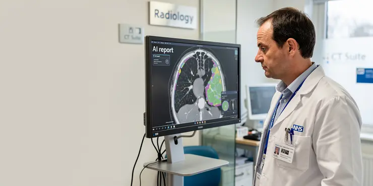 What is the future of AI and robotics in lung cancer detection and treatment?