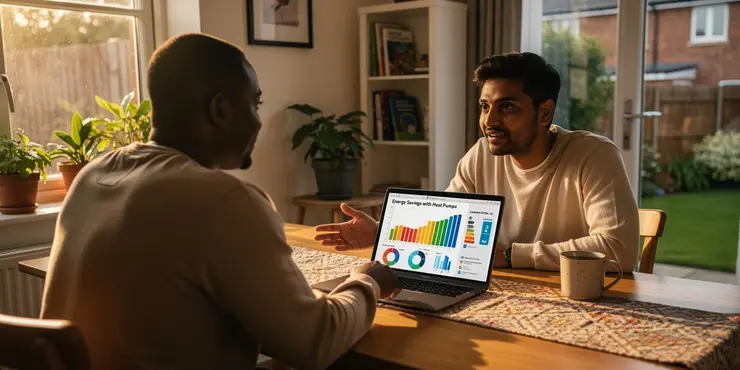 What is the heat pump lower home energy bills concept and how does it work?