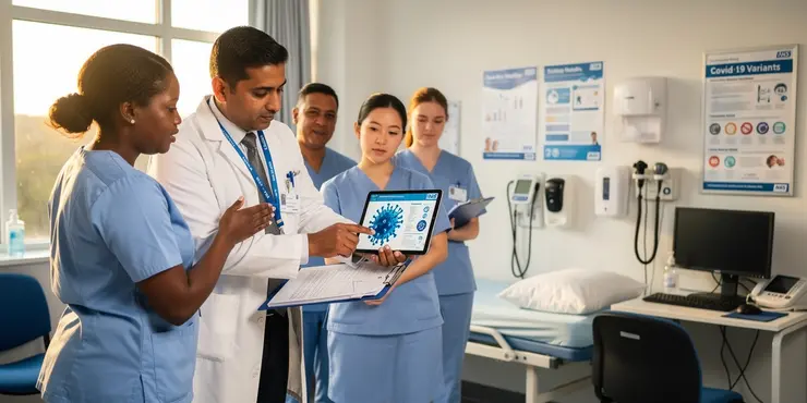 What is the process to identify a new Covid-19 variant?