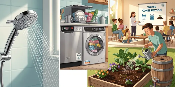 What is the role of consumers in reducing water loss?