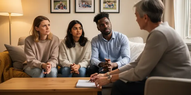 What is the role of therapy in treating eating disorders?