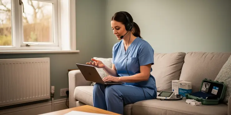 What kind of support will I receive at home on a virtual ward?