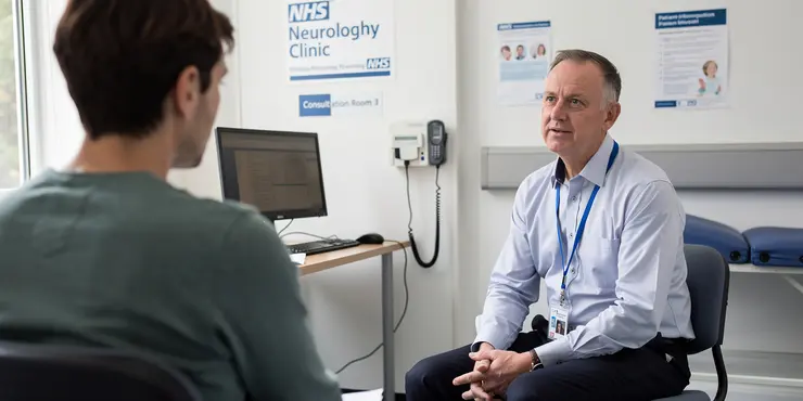 What kinds of specialists are involved in treating Huntington's disease?