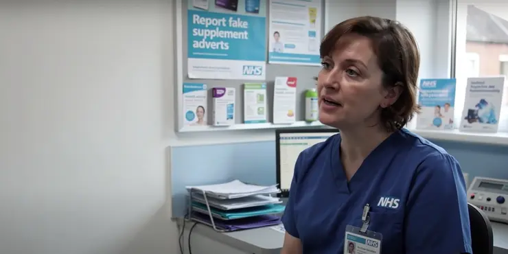 What measures are being taken by the government to address fake prostate supplement adverts?