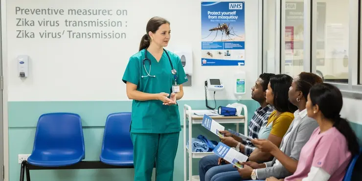 What measures are in place to prevent Zika virus transmission in the UK?