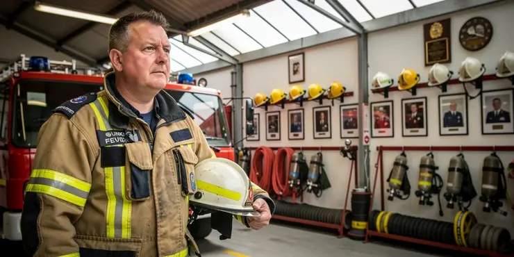 What provisions are there for firefighters who retire early by choice?