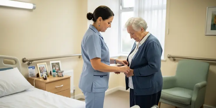 What qualifications do care home staff have?