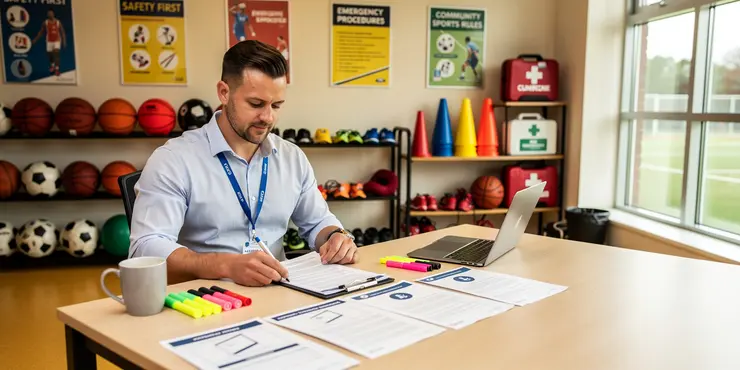 What risk assessments are used for community sports group safety compliance?