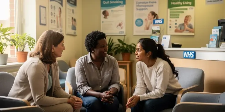 What role does smoking cessation play in menopause symptom management?